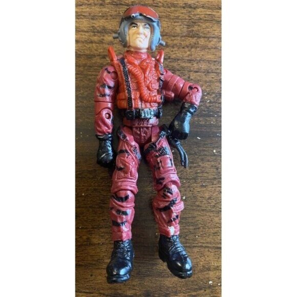 The Corps Red Vulture Pilot Military Soldier 4" Toy Action Figure 2005 Lanard - Picture 1 of 2